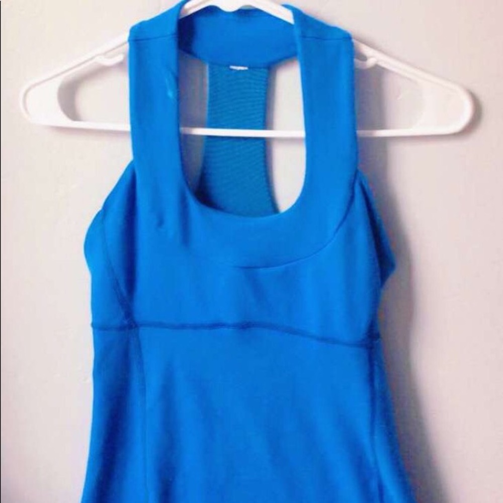 Lululemon royal blue racer back workout tank! :)